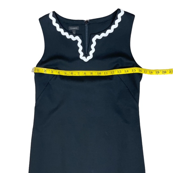 NWT Talbots “Ponte” Shift Dress With Trim - Picture 6 of 10